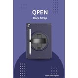 Fuchsia Qpen iPad Pro 11 Inç (2020) Uyumlu Hand Strap Tablet Kılıfı - Mavi