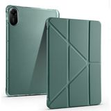 Fuchsia Redmi Pad 2 11" 2025 Uyumlu Kalem Bölmeli Uyku Modlu Tam Korumalı Tablet Kılıfı Koyu Yeşil
