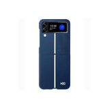 Fuchsia Samsung Galaxy Z Flip 4 İle Uyumlu Kılıf Hbc-155 Lizbon Kapak - Lacivert