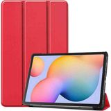 Fuchsia Tab M10 TB-328F Uyumlu Katlanabilir Standlı Smart Cover Kırmızı Tablet Kılıfı