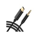 Fuchsia Type C To Aux 3,5 mm Ses Jak Kablosu Aux 3,5 Mm Kulaklık Ses Aux Araç Kablosu Hi-fi Teknoloji