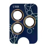 Fuchsia URR iPhone 14 Pro Max Sapphire PVDSS Kamera Lens Koruyucu - Gold