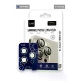 Fuchsia URR iPhone 14 Pro Max Sapphire PVDSS Kamera Lens Koruyucu - Gümüş