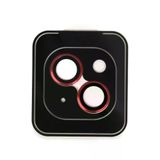 Fuchsia URR iPhone 14 Titanium Alloy AR Kamera Lens Koruyucu - Kırmızı