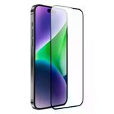 Fuchsia URR iPhone 15 Plus 3D Curved Edge HD Cam Ekran Koruyucu - Siyah