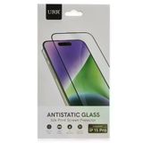 Fuchsia URR iPhone 15 Pro 2.5D Antidust HD Cam Ekran Koruyucu - Siyah