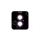 Fuchsia URR iPhone 16 3D PVD Dioxide Kamera Lens Koruyucu - Pembe