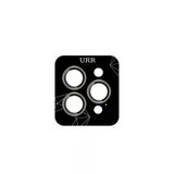 Fuchsia URR iPhone 16 Pro Max 3D PVD Dioxide Kamera Lens Koruyucu - Natural Grey