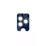 Fuchsia URR iPhone 16 Pro Max Sapphire PVDSS Kamera Lens Koruyucu - Gümüş