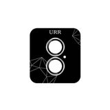 Fuchsia URR iPhone 16 Titanium Alloy AR Kamera Lens Koruyucu - Gümüş