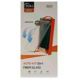 Fuchsia Xiaomi Redmi Note 14 Pro 4G AutoKit 5in1 Fiber Cam Ekran Koruyucu