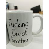Fucking Great Brother Kupa - Harika Erkek Kardeş Komik Seramik Bardak Hediyesi 325ml