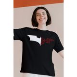 Fuddy Moda Batman Joker Baskılı T-Shirt, Unisex Batman Joker Film Temalı Tişört - 02S-Siyah - 4XL