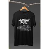 Fuddy Moda Gri Bmw E30 Baskılı T-Shirt, Araba Yarış Temalı Baskılı Tişört - Siyah - 2XL