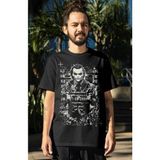 Fuddy Moda Joker Tasarım Baskılı Tişört, Erkek-Kadın Joker Film Temalı T-Shirt - Siyah - 3XL