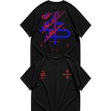 Fuddy Moda Unisex Bon Iver A Million Sırt Baskılı Tişört, Oversize Indie Folk Band Temalı T-Shirt - Siyah - 2XL