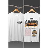 Fuddy Moda Unisex Camaro Gen5 Sırt Baskılı T-Shirt, Racing Araba Yarış Temalı Baskılı Tişört - Beyaz - 4XL