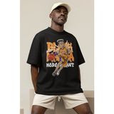 Fuddy Moda Unisex Kobe Bryant Melek Kanatlı Baskılı T-Shirt Erkek-Kadın Basketbol Temalı T-Shirt - Siyah - 3XL