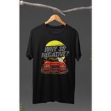 Fuddy Moda Why So Negative? Bmw E36 M3 Baskılı T-Shirt, Araba Yarış Temalı Baskılı Tişört - Siyah - XS