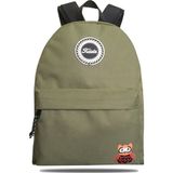Fudela Haki Baykuş Desenli Sırt Çantası - Khaki