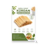 FUDER 500 Adet Doğal Ahşap Kürdan - Çift Uçlu Hijyenik Kürdan | Ev, Kafe ve Restoran Kullanımı
