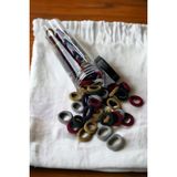 Fuder Karışık Renk Lastik Toka Set
