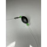 Fudo Glowlu Tek Iğneli 40 Gram Gezer Kurşunlu Hazır Olta Iğnesi Kıyı (Çipura,Mercan,Lidaki,Vb) - 1/0