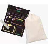 Fufu Kids Okulun Ilk Günü Panosu Türkçe 20X25 cm Morlu