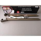 Fuga Metal 60x25 Alüminyum Kare Balkon Çamaşırlık Çamaşır Kurutmalık Bronz
