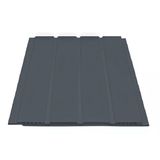 Fugalı ANTRASİT Plastik Pvc Duvar - Tavan Lambiri / 30 Adet 20 Cm X 1,5 Metre - 9 Metrekare