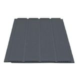 Fugalı ANTRASİT Plastik Pvc Duvar - Tavan Lambiri / 40 Adet 20 Cm X 1 Metre - 8 Metrekare