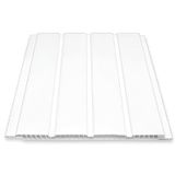Fugalı BEYAZ Plastik Pvc Duvar - Tavan Lambiri / 20 Adet 20 Cm X 1 Metre - 4 Metrekare