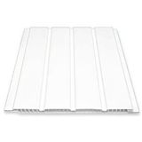 Fugalı BEYAZ Plastik Pvc Duvar - Tavan Lambiri / 30 Adet 20 Cm X 2,5 Metre - 15 Metrekare