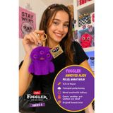 Fuggler Mor Peluş Anahtarlık Seri 6 Orijinal ZURU Koleksiyon Çanta Süsü Anahtarlık 11,5 cm