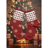 Fugo Concept Fugoconcept Kutulu 2 Çift Yılbaşı Çorabı Seti Noel Konseptli Hediyelik (Pamuklu) - 36 - 41 - Beyaz