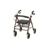 FUHASSAN Alüminyum Walker ( Rollator ) 4 tekerli sepetli yaşlı yürüteci frenli çantali yürüteç