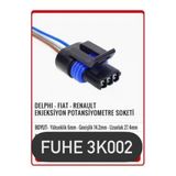 Fuhe Fhe 3K002 Delphı / 12162182- Fıat Renault Uyumlu Enjeksiyon Potansiyemetre Soketi