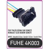 Fuhe Oto Fhe 4K003 Fiat Palio-Siena Far Soketi Renault Clio Bobin Soketi