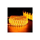 Fuji LED Dış Mekan IP65 120 Ledli Şerit Hortum LED 220 V Tak Çalıştır - 1 m - Amber