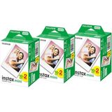 Fujifilm 16437396 Instax Mini Twin Pack Resim Formatı, Anında Gün Işığı Filmi, 3'lü Paket (60 Çekim)