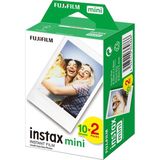 Fujifilm Instax 20'li Film Tüm Mini Makineler ile Uyumlu - Beyaz - Standart