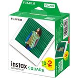 Fujifilm Instax Kare-Square 20'li Film Makineler İle Uyumlu Keskin Renkler ve Doğal Cilt Tonları