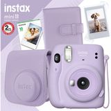 Fujifilm Instax Mini 11 Lila Fotoğraf Makinesi ve 10'lu Film ile Kare Albüm Seti 22