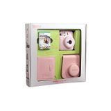 Fujifilm Instax Mini 12 + Albüm + Çanta + 10'lu Film pembe
