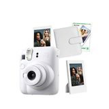 Fujifilm Instax mini 12 Beyaz Fotoğraf Makinesi-10'lu Film-Çerçeve ve Kare Albüm Seti