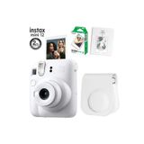 Fujifilm Instax Mini 12 Beyaz Fotoğraf Makinesi 10lu Film Ve Pvc Albümlü Çantalı Set 2-fotsı00198-fb-set2