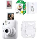 Fujifilm Instax Mini 12 Beyaz Fotoğraf Makinesi 20'li Film Kıskaçlı Stand PVC Albüm Seti