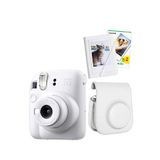 Fujifilm Instax Mini 12 Beyaz Fotoğraf Makinesi + 20'li Film Mini Albüm Ve Deri Kılıflı
