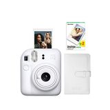 Fujifilm Instax mini 12 Beyaz Fotoğraf Makinesi-20'li Film ve Laporta Albüm Seti