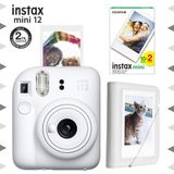 Fujifilm Instax Mini 12 Beyaz Fotoğraf Makinesi 20'li Film ve Mini Albüm Seti ile Pratik Çekim